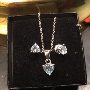 Necklace and post earrings